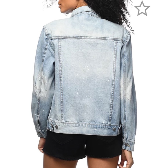 Civil Regime Splatter Patches Denim Jacket - Picture 4 of 7